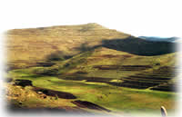landscape in Lesotho