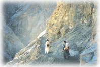 mountain path in Shimshal, Pakistan
