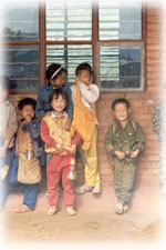 schoolchildren in SW China