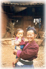 woman and child in SW China