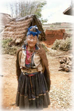 old woman in SW China village