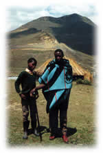 boy and man in Lesotho