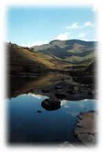 mountain landscape in Lesotho