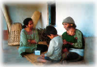 family group in Nepal